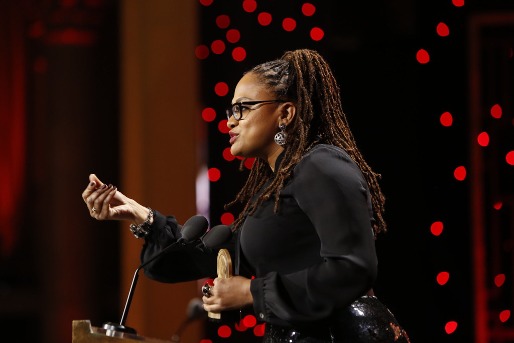 Ava DuVernay accepting a Peabody Award for 13th